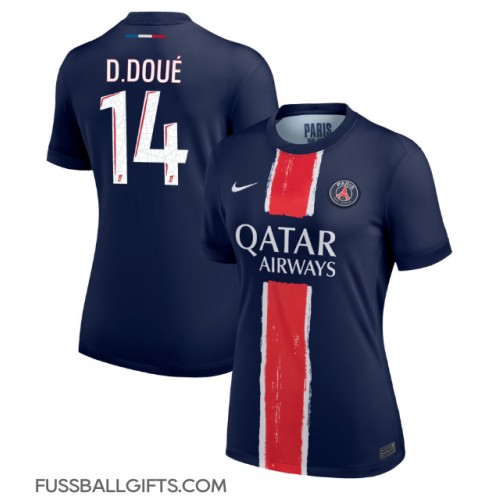 Paris Saint-Germain Desire Doue #14 Fußballbekleidung Heimtrikot Damen 2024-25 Kurzarm